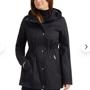 Hunter Women's Black Water Resistant Utility Jacket - XS